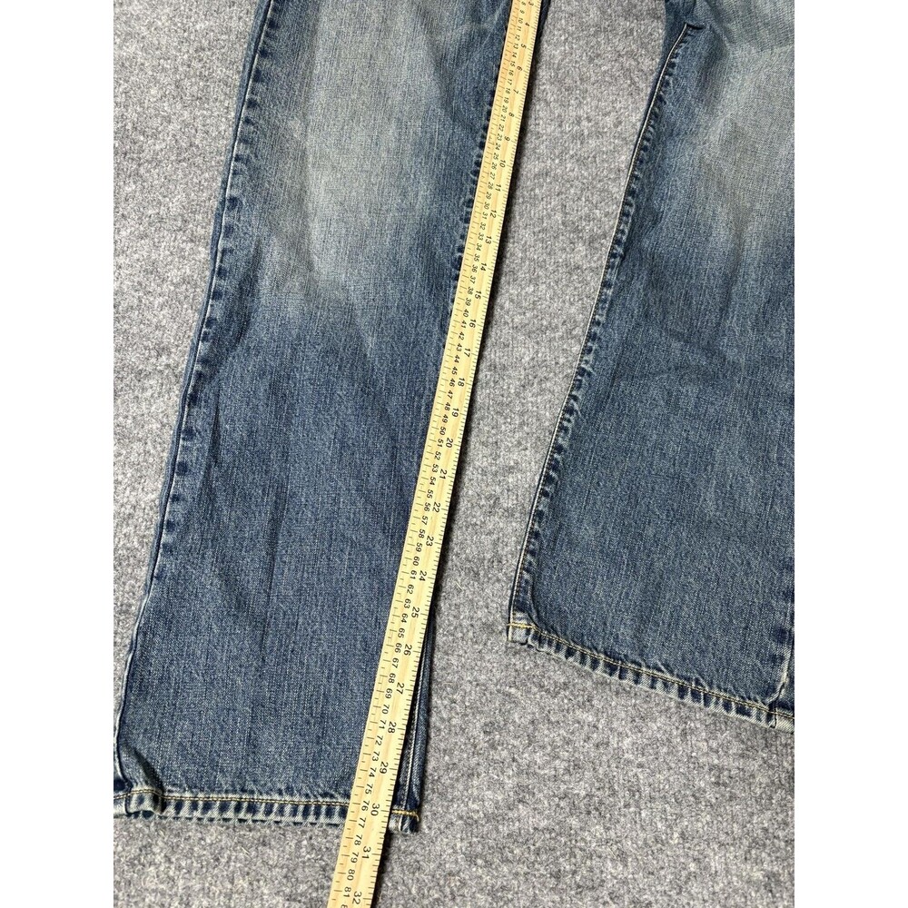 American Eagle Outfitters Jeans Mens 30x32 Blue Relaxed Straight 542 Denim - Picture 2 of 7